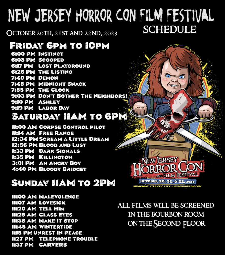 Attention New Jersey…who is coming to see us at @njhorrorcon this weekend?  We will be there all 3 days so come out and say hello.…